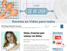 Tablet Screenshot of chefdemicasa.com